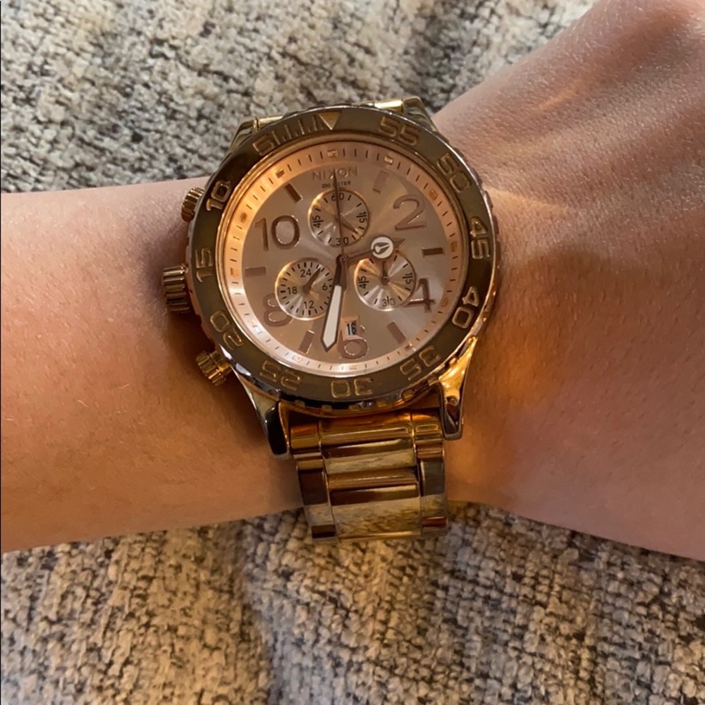 Nixon Rose Gold Watch